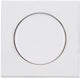 Kopp hk07 plaque de recouvrement blanc mat pur + variateur à bouton - 4624030