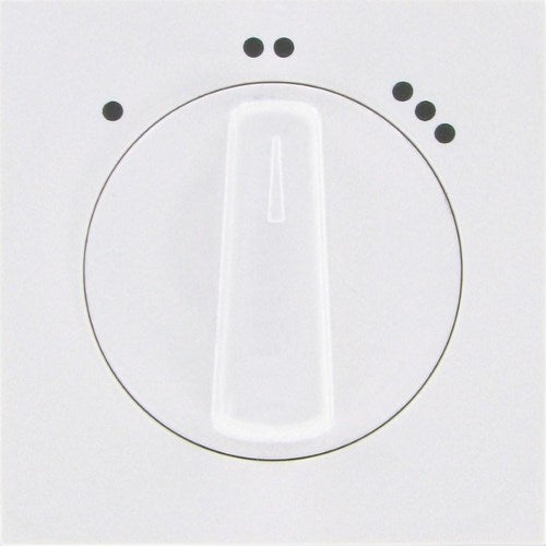 Kopp hk07 plaque de recouvrement blanc pur mat + bouton interrupteur 3 positions - 4624080