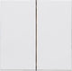 Kopp hk07 bascule blanc pur mat pour interrupteur série - 4624020