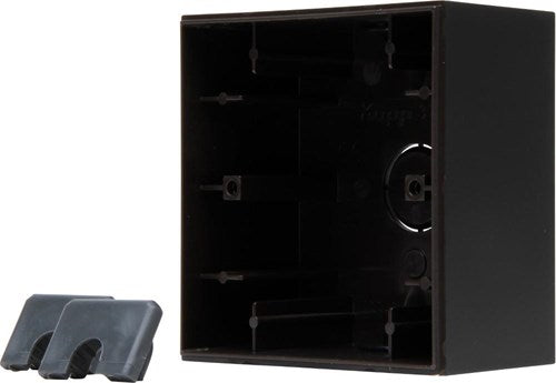 Kopp hk07 boîtier en saillie 1 voie noir pur mat - 4624800