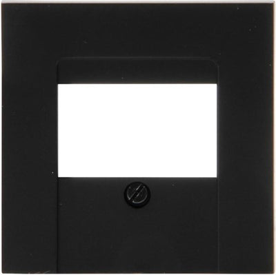 Kopp hk07 plaque de recouvrement USB noir mat pur - 4624570