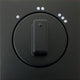 Kopp hk07 plaque de recouvrement noir mat pur + bouton interrupteur 3 positions - 4624580