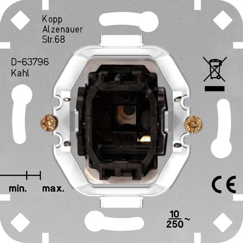 Interrupteur encastrable Kopp 2 pôles