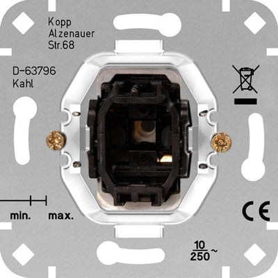Interrupteur encastrable Kopp 2 pôles