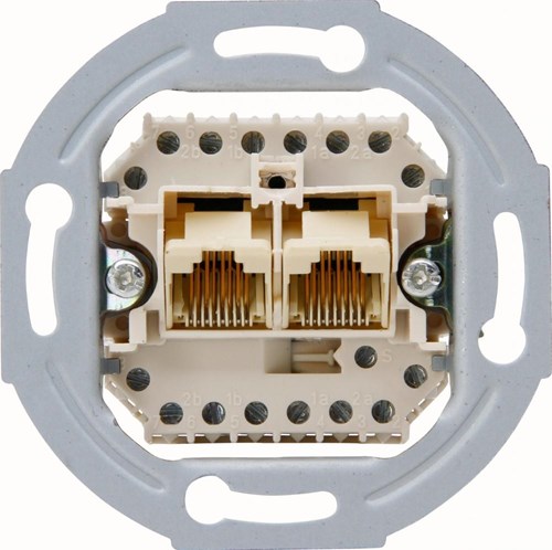 Unité encastrable Kopp UTP Cat5 RJ45 2 voies - 4620311