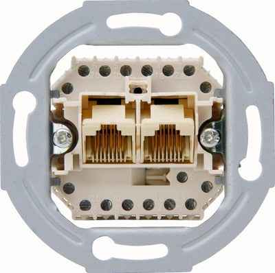 Unité encastrable Kopp UTP Cat5 RJ45 2 voies - 4620311