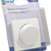 Kopp paris plaque de recouvrement blanc arctique + variateur à bouton - 4625030