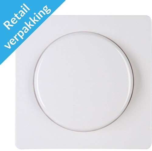 Kopp paris plaque de recouvrement blanc arctique + variateur à bouton - 4625030