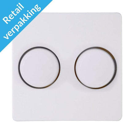 Kopp paris plaque blanc arctique + bouton variateur duo - 4625035