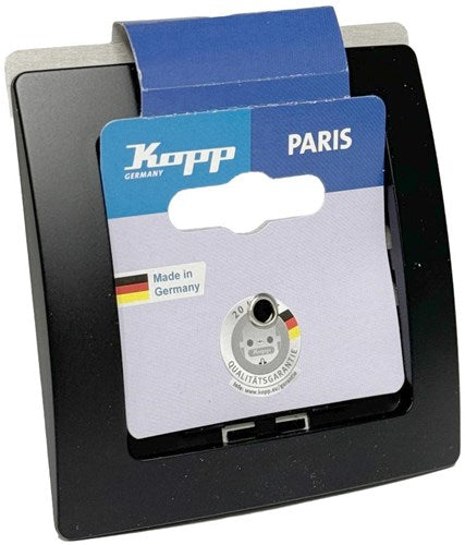 Kopp paris cadre de couverture 1 pli noir mat - 4625330