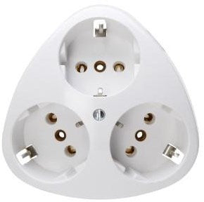 Kopp prise RA encastrable 3 voies blanc arctique - 4677041