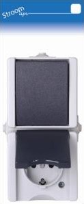 Kopp swd interrupteur combiné en saillie vertical - 6628200