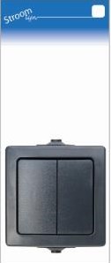 Kopp swd interrupteur en saillie série anthracite - 6628270