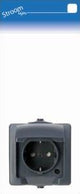 Kopp swd prise en saillie ra simple anthracite - 6628220