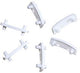Pièce de couplage pour barre LED en aluminium - LED1032