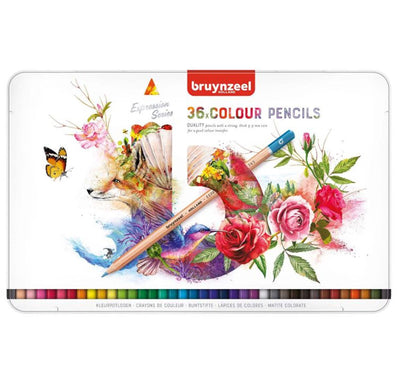 Bruynzeel Expression colorée crayons blik 36