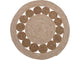 Tapis de décoration tissé rond ø80cm