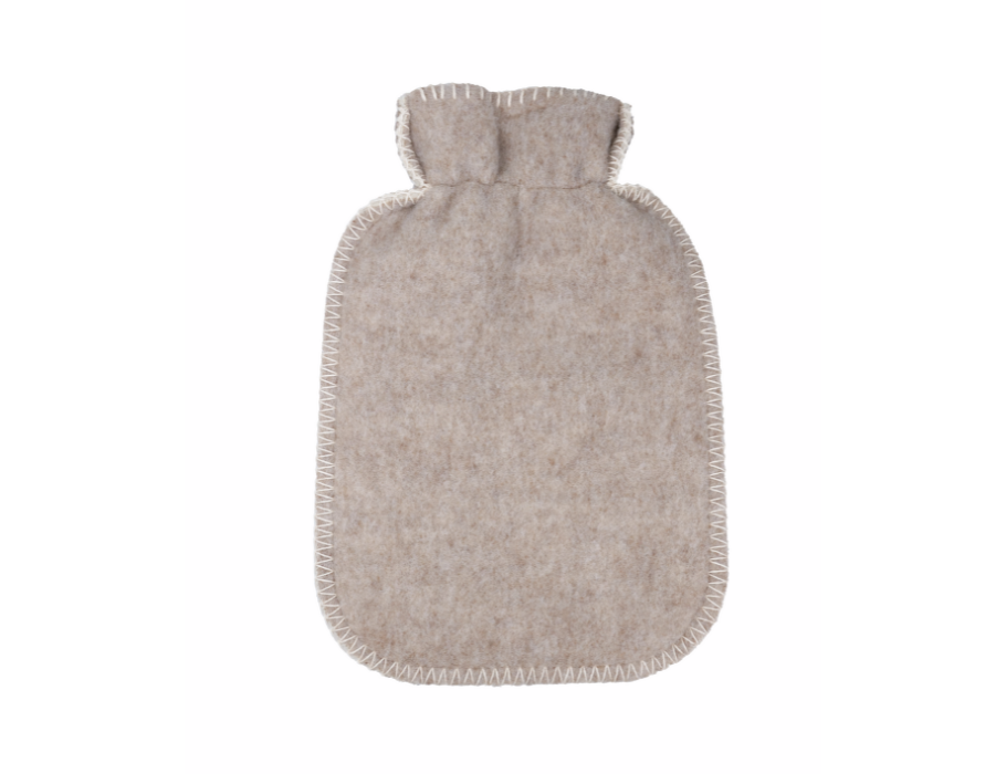 Villgrater natur kruikhoes schapenwol brun doux