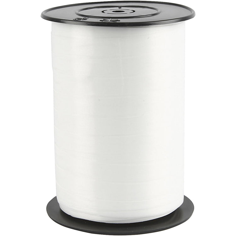 Ruban à friser 10mm 250m blanc