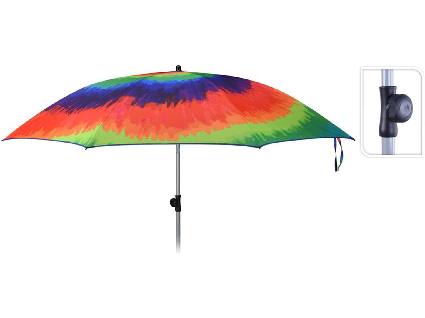 Parasol de plage de jardin Pro ø200cm multicolore