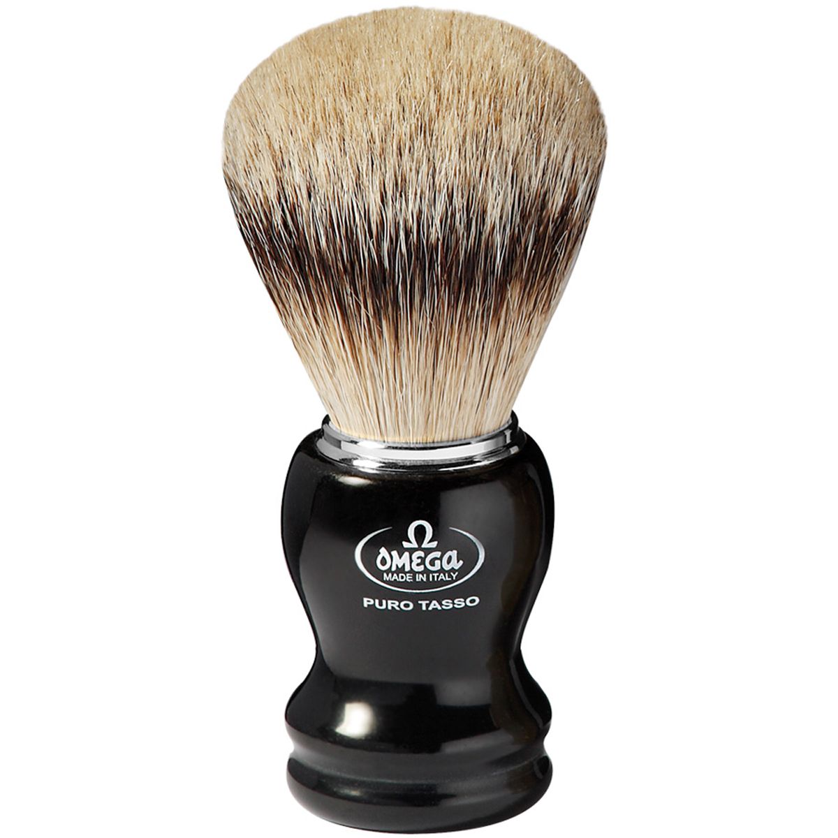 Blaireau Omega 100% résine super blaireau manche 11cm