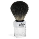 Blaireau Omega 100% blaireau noir transparent + standard 11cm - afbeelding 2