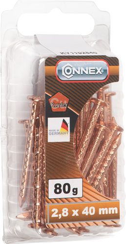 Clou de bateau Connex 2,8x40 80g cu - ky1102840