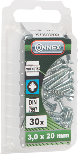 Vis à bois Connex vz-k 3,0x20 30pcs vz - ky3013020