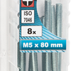 Vis à métal Connex vz-k m5x80 * 8pcs vz - ky4010580