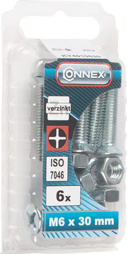 Vis à métal Connex vz-k m6x30 6pcs vz - ky4010630