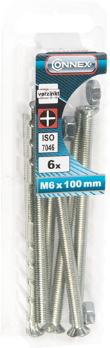 Vis à métal Connex vz-k m6x100 * 6pcs vz - ky4010699