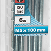 Vis à métal Connex cy-k m5x100 * 6 pcs vz - ky4030599