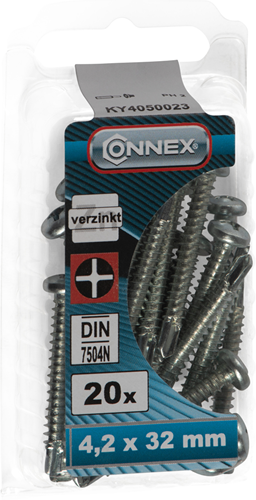 Boulon à vis autoperceuse Connex 4,2x32 20pcs vz - ky4050023
