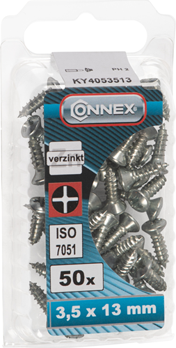 Vis à tôle Connex bv-k 3,5x13 50pcs vz - ky4053513