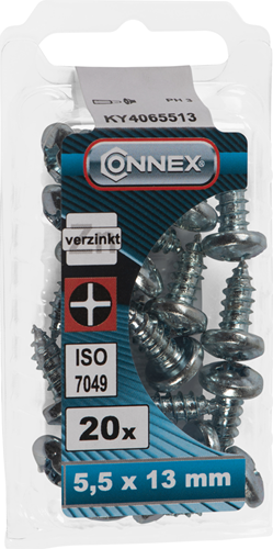 Boîte à vis à tôle Connex 5,5x13 20 pcs vz - ky4065513