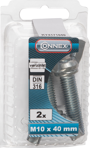 Boulon à oreilles Connex m10x40 2 pcs vz - ky4171040