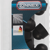 Connex cache hexagone m6 plastique 10 noir - ky4210027