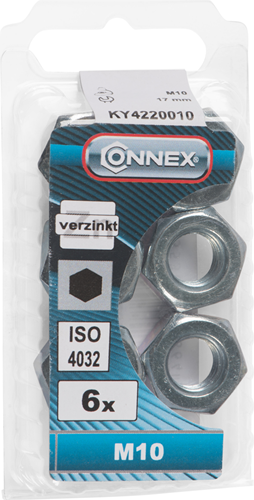 Connex écrou hexagonal m10 6 pcs vz - ky4220010
