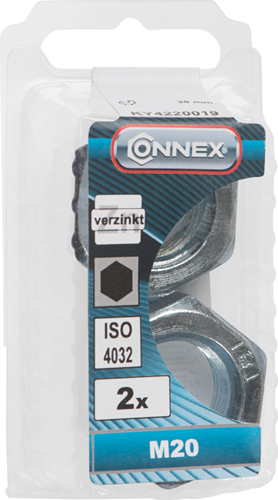 Connex écrou hexagonal m20 2 pcs vz - ky4220019