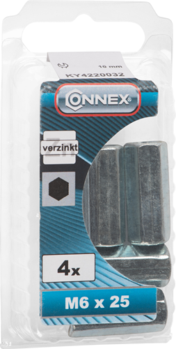 Écrou de connexion Connex (6k) m6x25 4 pcs vz - ky4220032