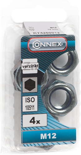 Contre-écrou Connex avec anneau en nylon m12 4pcs vz - ky4260012
