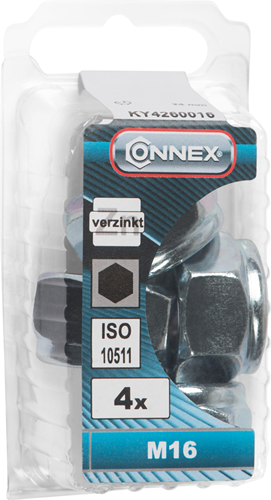 Contre-écrou Connex avec anneau en nylon m16 4pcs vz - ky4260016
