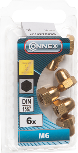 Écrou borgne Connex m6 6pcs ms - ky4270006