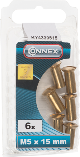Écrou à manchon de connexion m5x15 6pcs ms - ky4330515