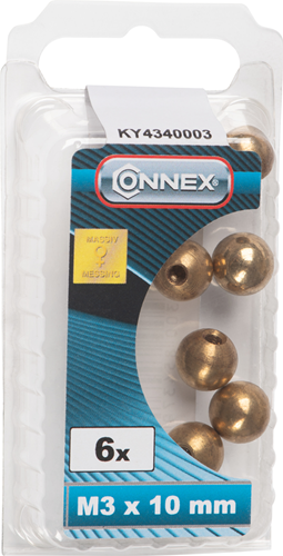 Ecrou à bille Connex m3x10 6pcs ms - ky4340003