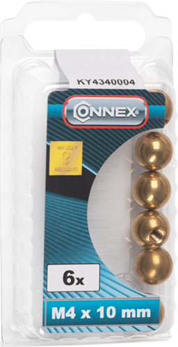Ecrou à bille Connex m4x10 6pcs ms - ky4340004