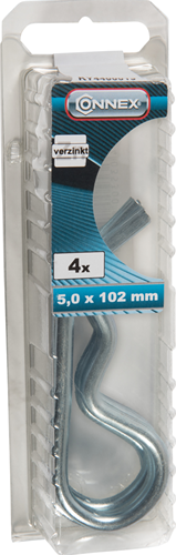 Clips de retenue à ressort Connex 5x60mm * 4pcs vz - ky4400013