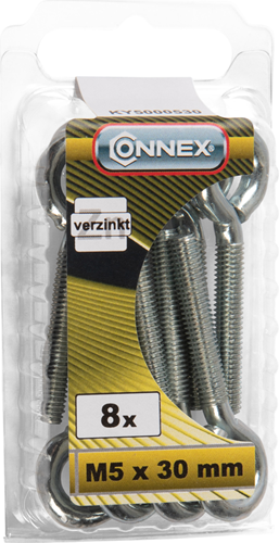 Boulon à œil Connex m5x30 8 pcs vz - ky5000530