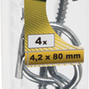 Vis à crochet Connex 4,2x80 * 4pcs vz - ky5120080