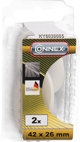 Connex crochet autocollant plastique 2pcs wi - ky6030005